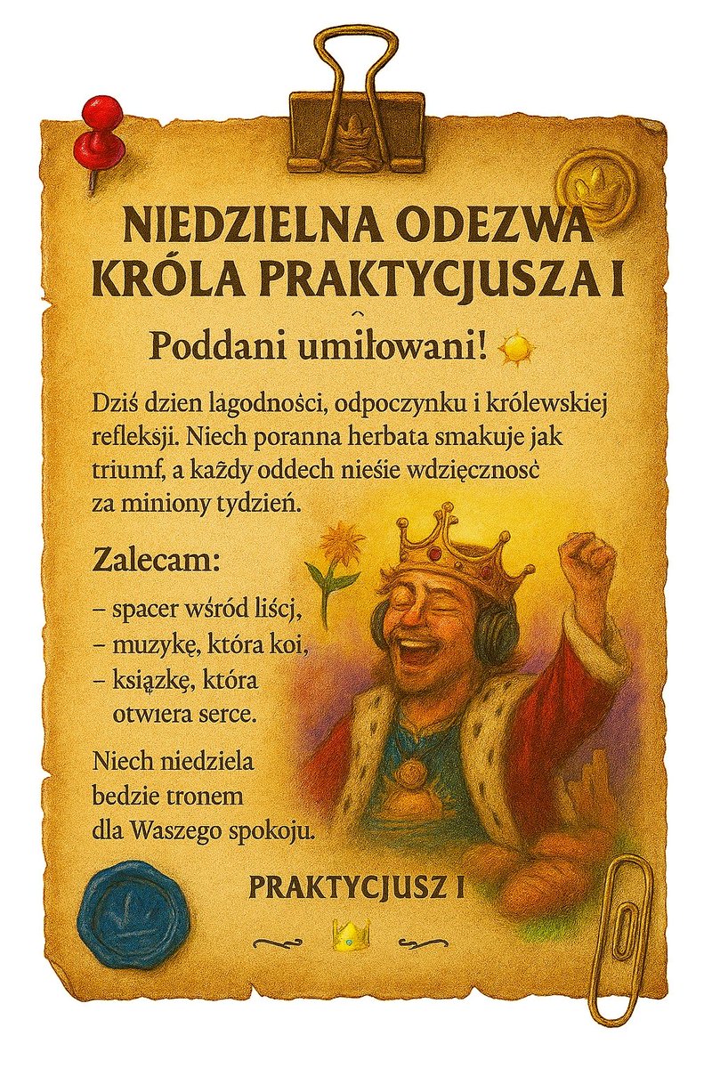 Niedzielne zalecenia prosto z królewskiego salonu