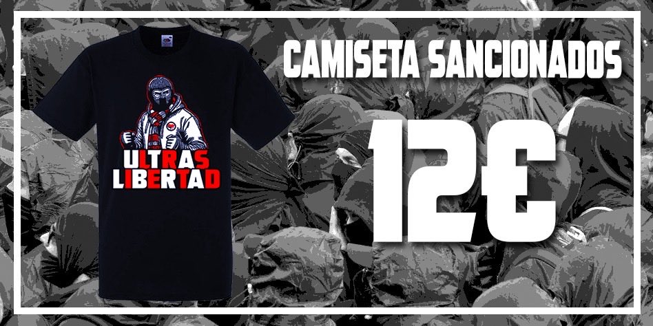 gadesfirm82's tweet photo. Nueva camiseta de sancionados.
Todo lo recaudado irá destinado para las sanciones y gastos judiciales. Colabora y reserva la tuya!! https://t.co/Lh1CCvtLe5
