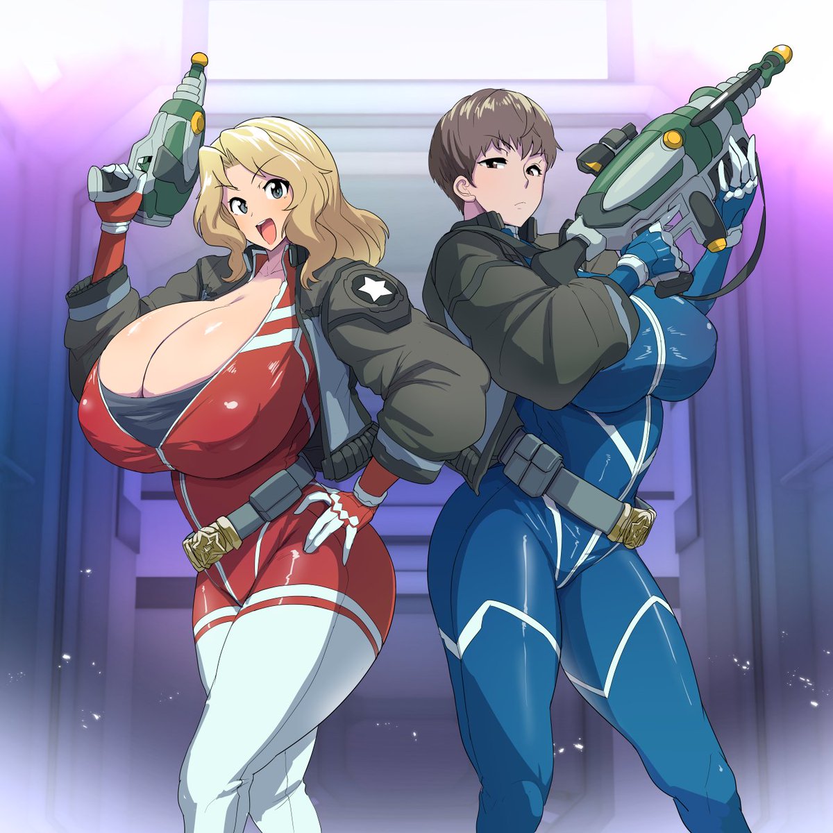これは宇宙にいるタイプのケイとナオミ