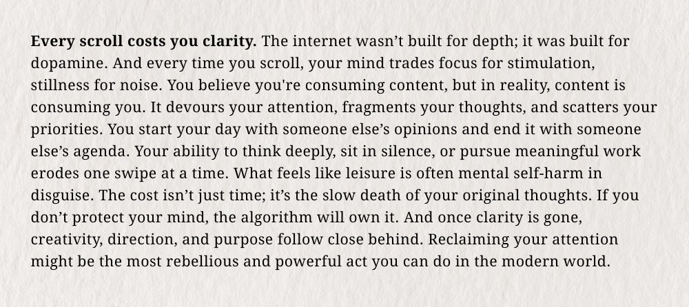 Let this be the last post you like today: