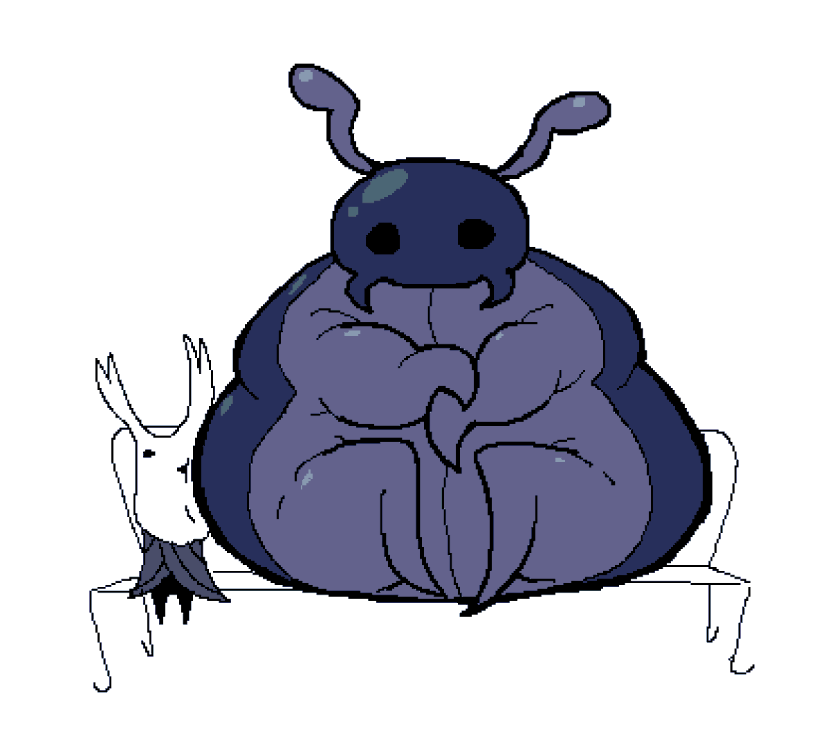 ShellPluck's tweet image. Bretta Hollow Knight but again because I love her