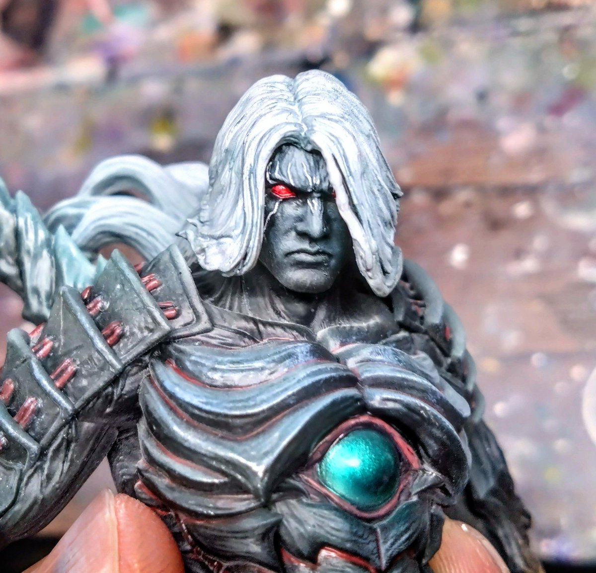 nabehands's tweet image. お顔アップです👹
撮影もう少しちゃんとしたかったんですが時間取れそうになくて断念しました💦