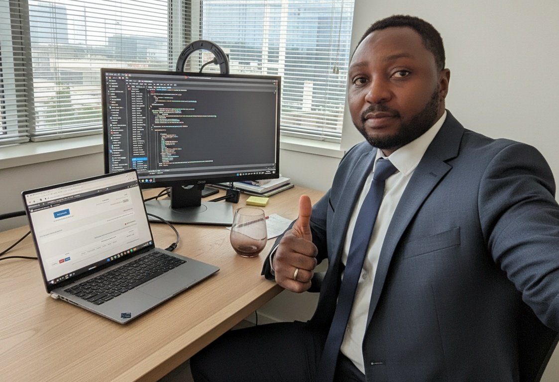 SylvanusZed's tweet image. When you pay me well, I put on a suit and go to the office. A simple Web Developer's life 👩💻