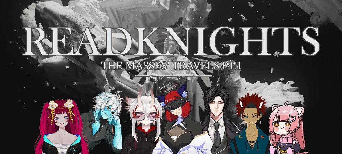 Why do fowlbeasts take flight? Why do plants bear flowers? Why do guns roar? Why do birds suddenly appear? 

Time for another Readknights session with the lovely squad! <a href="/the_ivy_mint/">Ivy Mint 🐈💚</a>  <a href="/HikkikomOni/">Zere《VTuber/Oni》</a> <a href="/keeganlupinVT/">Keegan Lupin</a> <a href="/VeygusAnima/">Veygus Anima</a> <a href="/lunamayarts/">Lunamayarts | COMMS OPEN</a> @/iTAGJohnny

 Live now! ↓↓↓