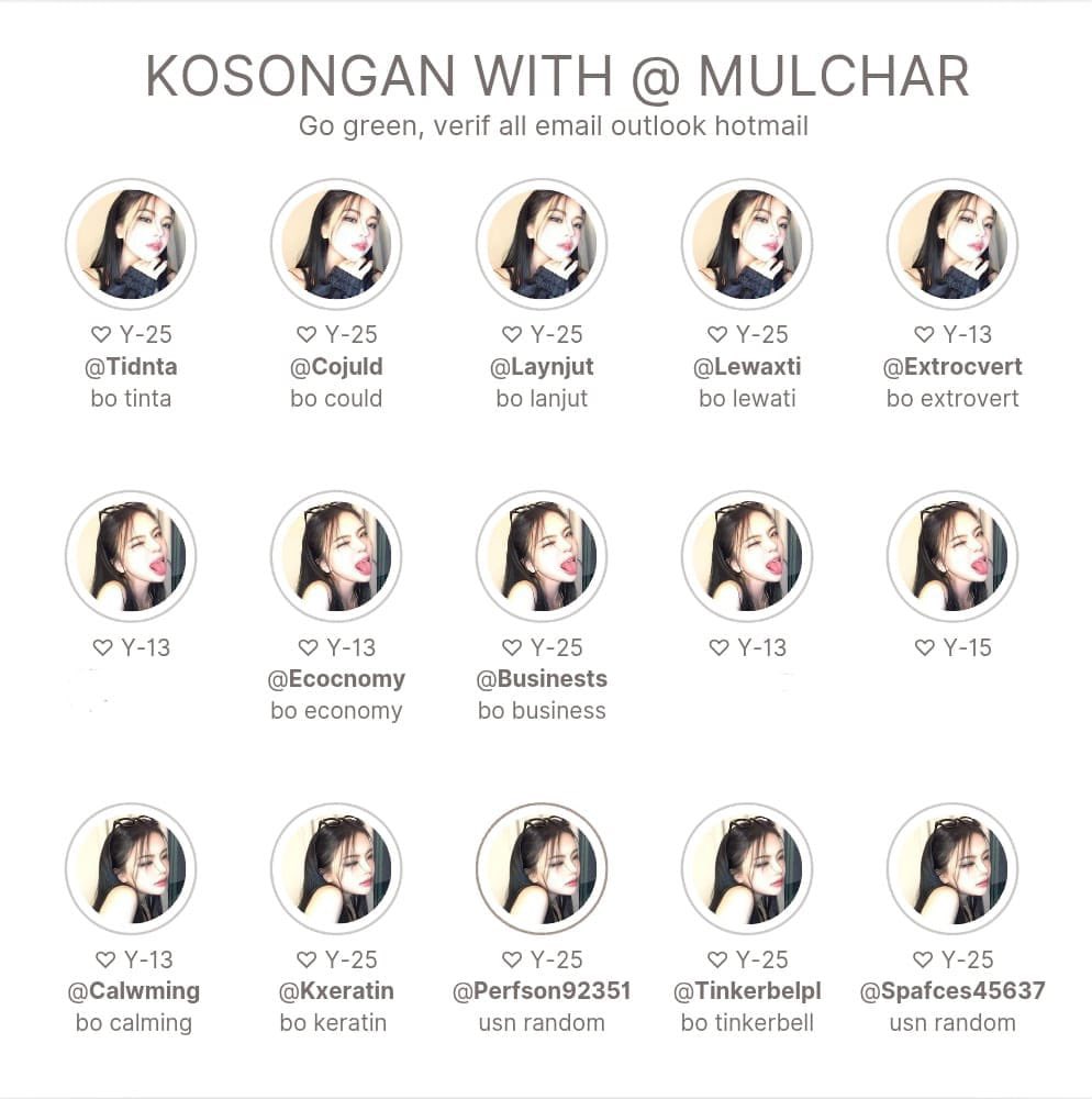 kerheta's tweet photo. wts acc kosongan 

   ❦. verif all no mastif, dom hotmail, outlook
   ❦. mt ht dimainin dulu
   ❦. all space
   ❦. go green (-ssb ganti @)
   ❦. dapet pw email, nongar 

price: 
y-25: 9.5k/acc
y-lama: 10.5k/acc

#zonauang https://t.co/4QsMC4FFg8