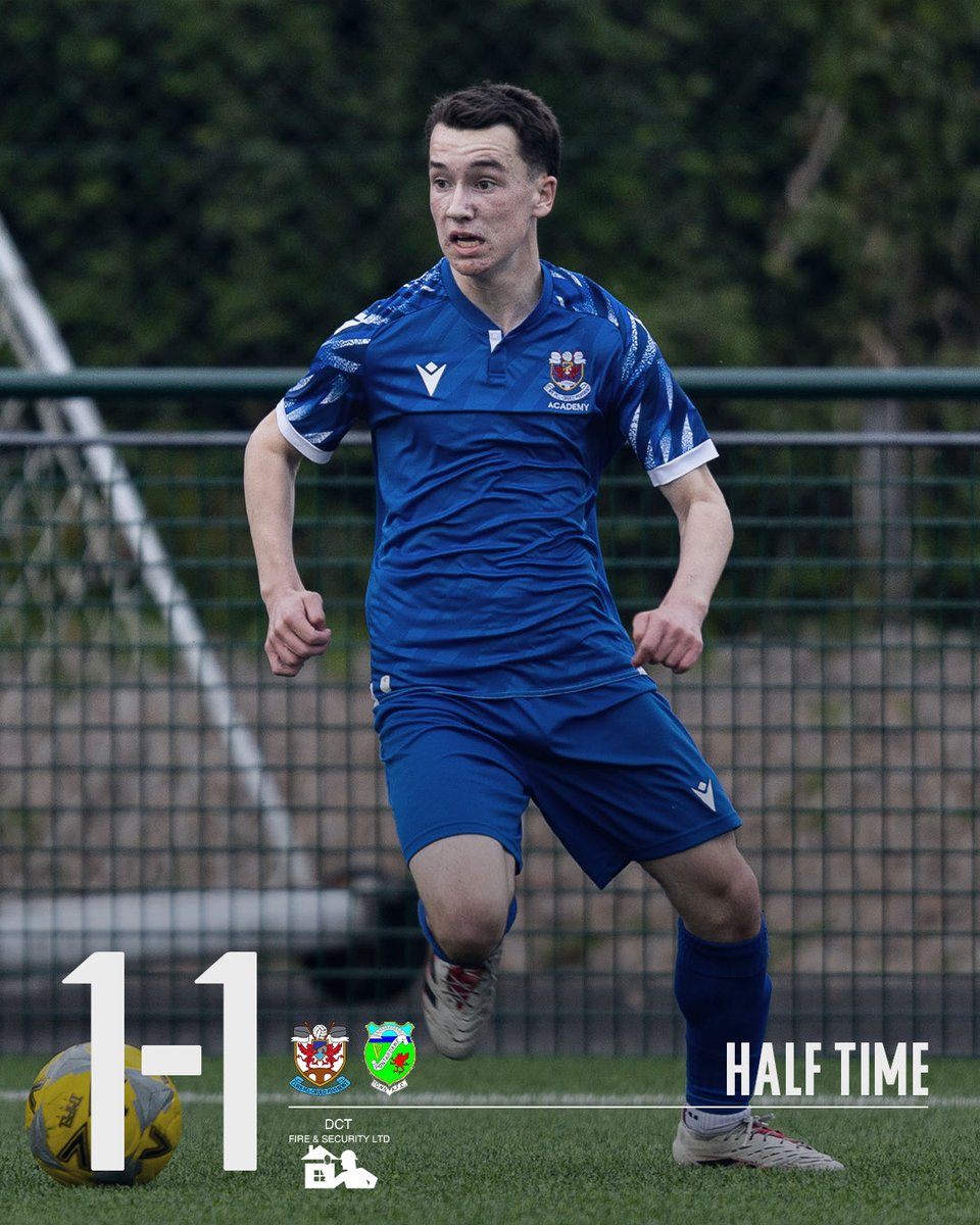 Level at the break, thanks to a later equaliser from Ethan Morris. 

#WeArePenybont #InspireCreateDevelop