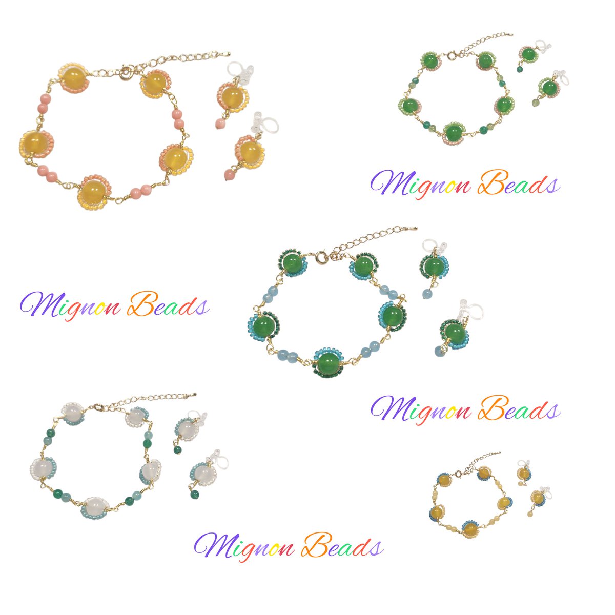 mignonbeads's tweet photo. ハロウィン🎃🦇🕸企画開催します👏本日10/19（日）19:00から10/31（金）19:00までの12日間。ブレスレットとピアスのセットを送料込みの価格でお買い求めいただけます。
セット価格合計￥1760(送料込)本日19:00～みなさまのアクセスお待ちしております💎💍✨https://t.co/2PmEDCV0uf https://t.co/xdddK1MYQQ