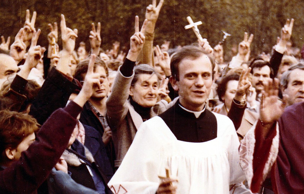 MURDERED BY COMMUNISTS ON THIS DAY 

Jerzy Popiełuszko was a Polish Catholic priest who became a symbol of resistance against the communist regime in the 1980s. 

Closely associated with the Solidarity movement, he used his sermons to denounce lies, violence, and oppression,
