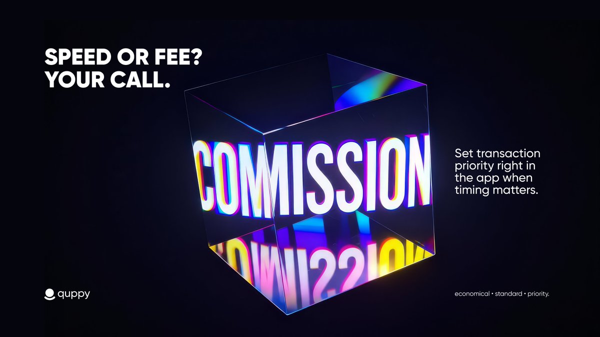 Speed isn’t a guess
Set fee priority for blockchain transfers in Quppy: Economical, Standard, Priority. You choose the pace; networks do the rest. quppy.com
