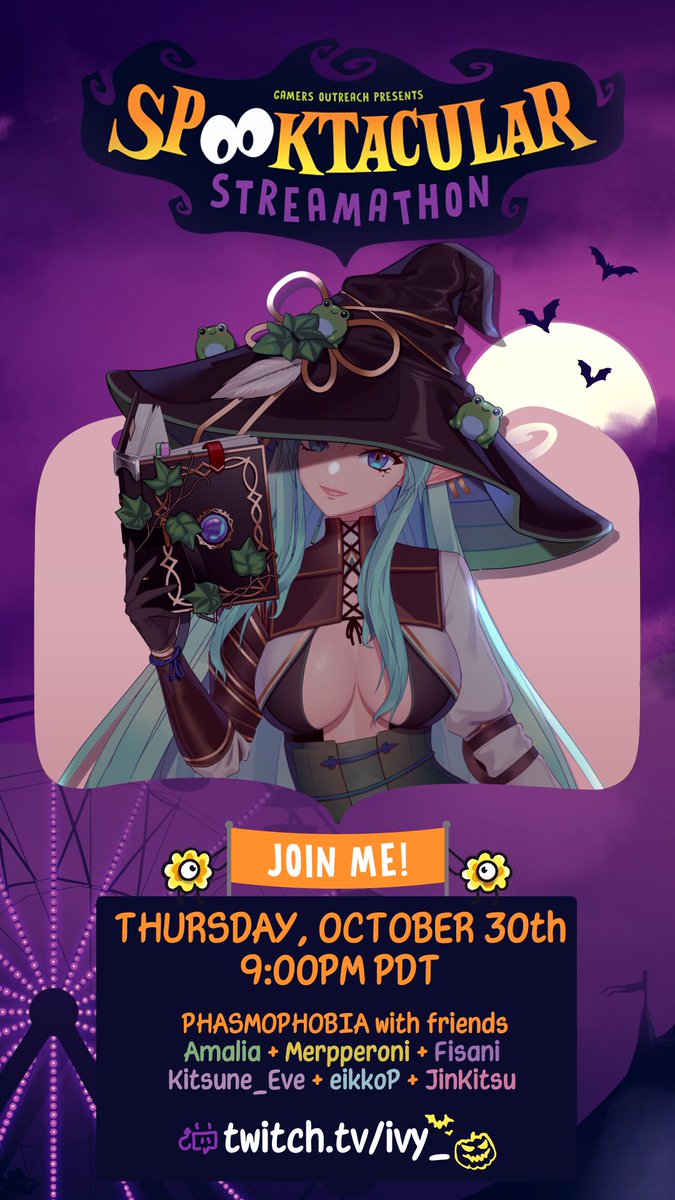 🎃🗓️
save the date, okay ? 

ghost hunting / making ghosts for <a href="/GamersOutreach/">Gamers Outreach</a> Spooktacular Streamathon on October 30th ! 

#SS2025
