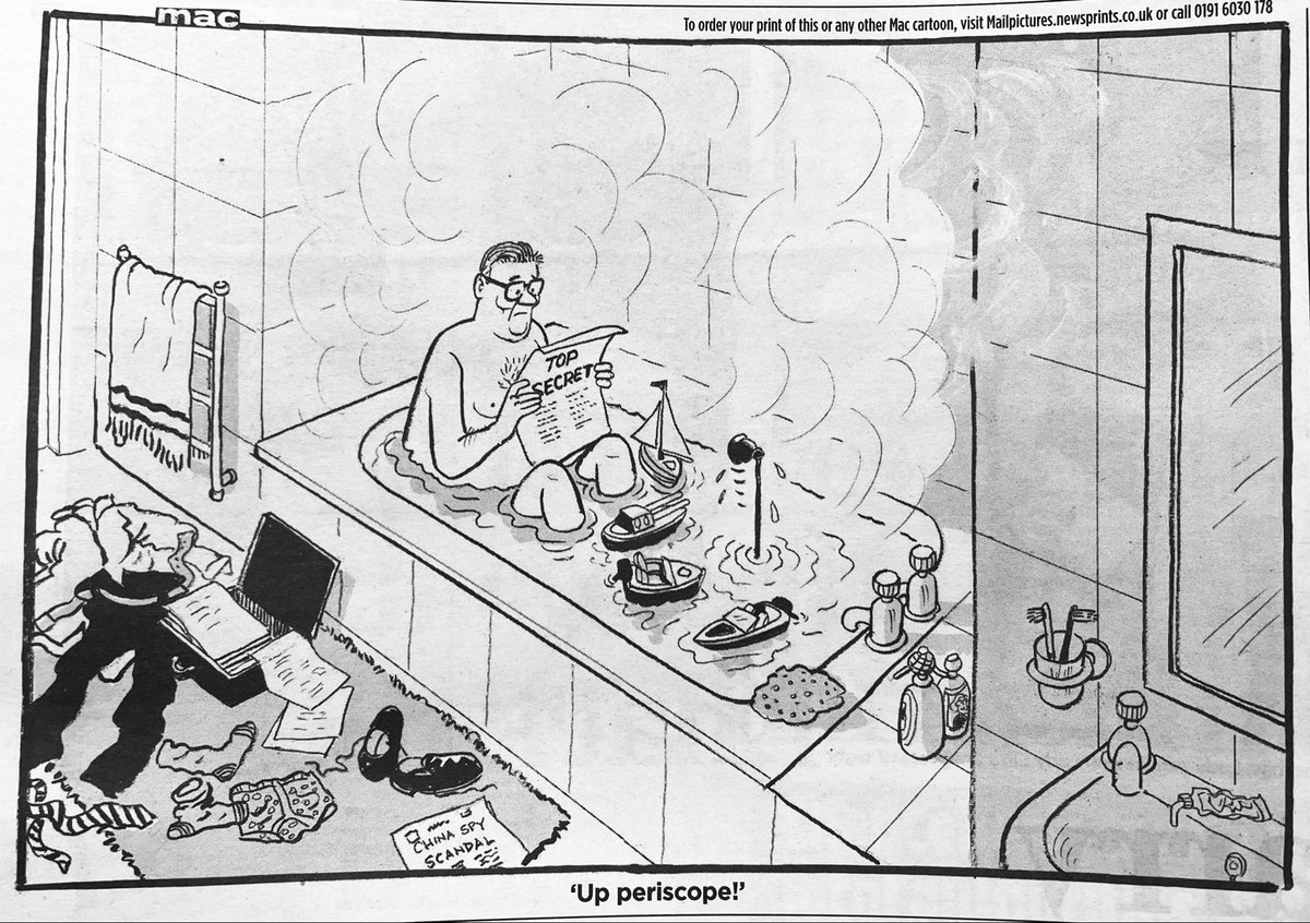 Cartoon4sale's tweet image. Mac on #KeirStarmer #ChineseSpying #SpyScandal @dailymail – political cartoon gallery in London original-political-cartoon.com