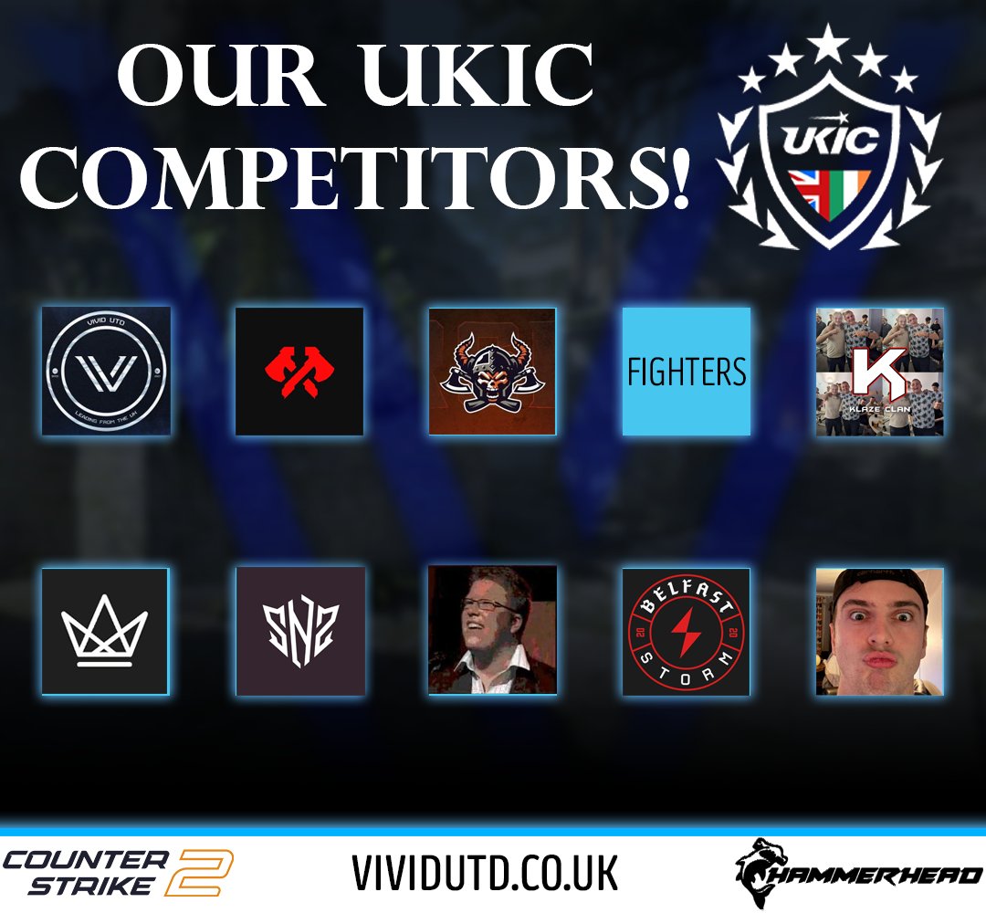 Games loading...

We are getting close to our first game in the <a href="/UKICircuit/">UK & Ireland Circuit</a> Premier Season 8, so here is a sneak peak at our competitors!! 

Our matches are bound to be exhilarating so you guys should definitely come watch!🔥

#StayVIVID