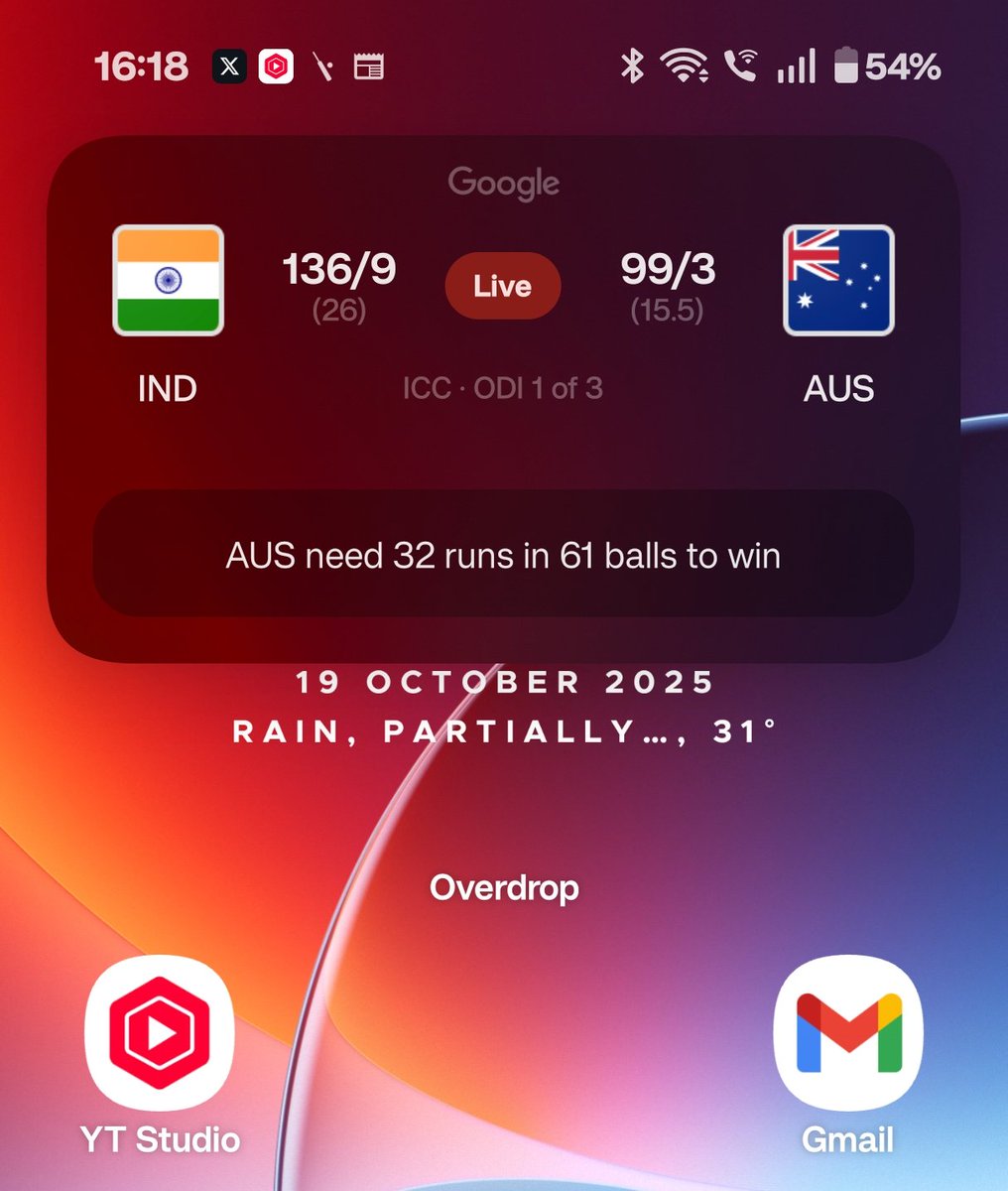 nirmaltv's tweet image. This is a nice implementation on Oxygen OS 16.
#livealerts #OxygenOS16