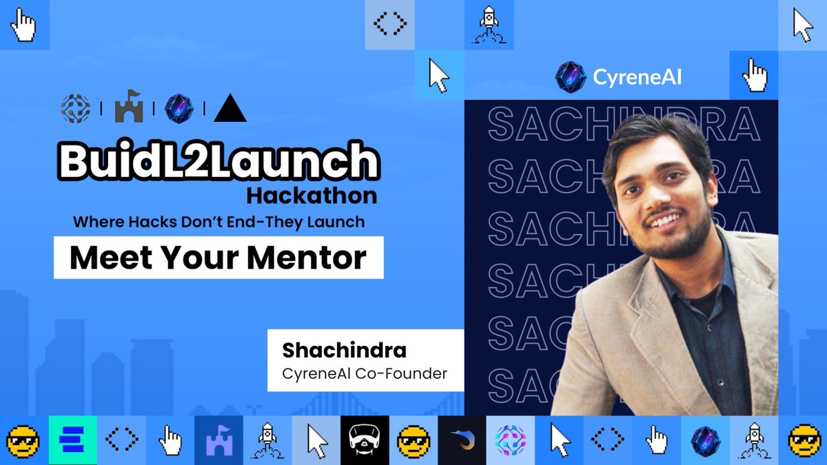 dcodeblock24's tweet image. Meet Your Mentor: @Shachindra92 

Co-Founder &amp;amp; CEO, @CyreneAI; with 7+ years of experience building the infrastructure powering the next wave of on-chain projects.

Every hackathon needs that moment,
When builders stop coding for prizes and start building for purpose.

That’s…