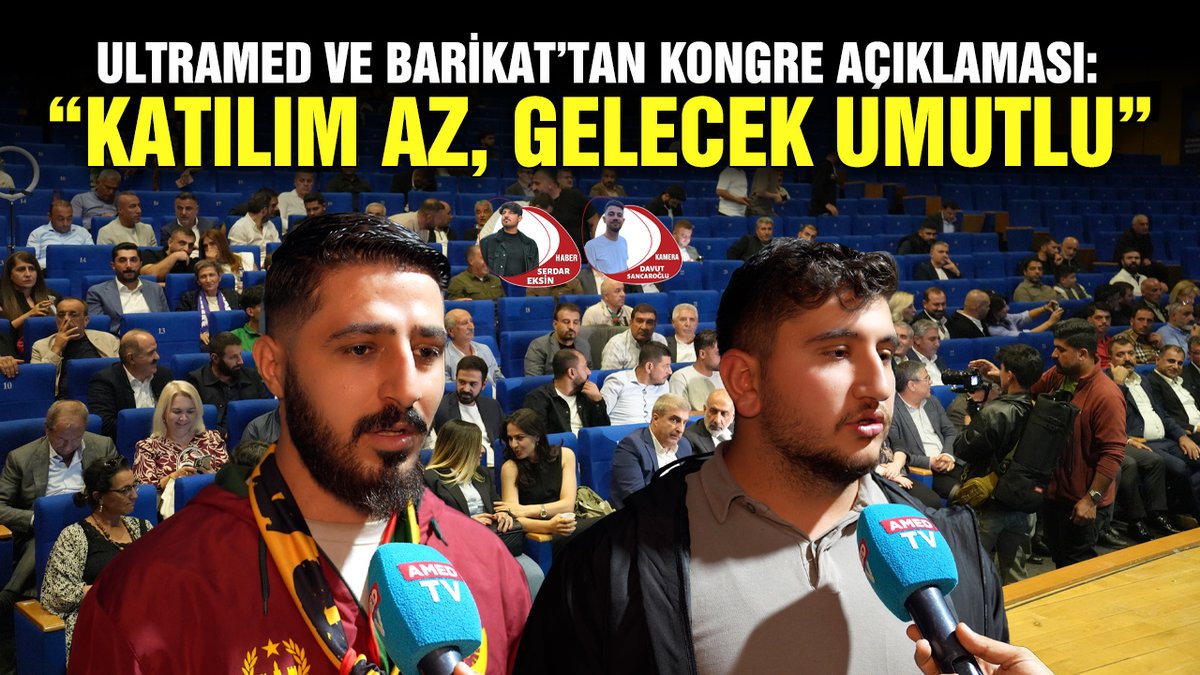 🟢UltrAmed ve Barikat’tan kongre açıklaması: “Katılım az, gelecek umutlu”

📍UltrAmed ve Barikat öncüleri, Amedspor kongresine katılımın az olduğunu ve konuşmaya katılan kişilerin gereksiz eleştiri yaptıklarını dile getirip, Nahit Eren’e başarı dilediler.

🔗