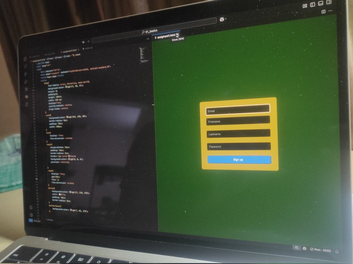 himanshu_ji_y's tweet image. &quot;Excited to share my first assignment login page! Built with HTML and styled with CSS. Check it out and let me know your thoughts!&quot;
#chaiaurcode #WebDevelopment #Coding #Learning #AssignmentDone