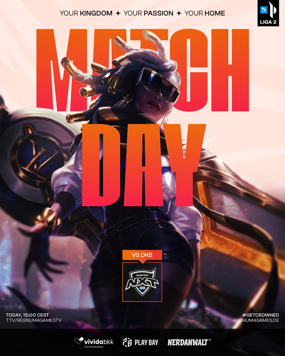 regnum4games's tweet image. Die meisten haben nicht gedacht, dass wir die ersten 2 Matchdays dominant gewinnen werden und ich glaube heute gegen @DKB_XPERION_NXT rechnet damit auch keiner 🤷
Again ready to prove you wrong 😈

📺| twitch.tv/regnum4gamestv
🎙️| #Marv
🎬| @Shayva12