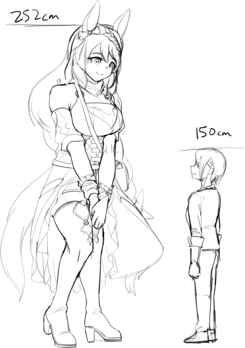 what if Uma's growth spurt(本格化) described in-game makes them horse-sized