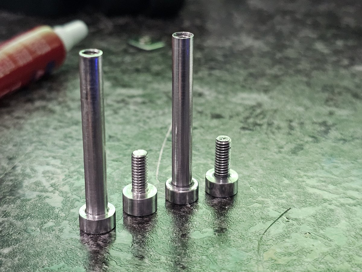 More manual lathe adventures tonight.  Did the typical "watch/listen to Adam Savage work on a project while I crank on the lathe"

Sunday is cleanup day I guess.