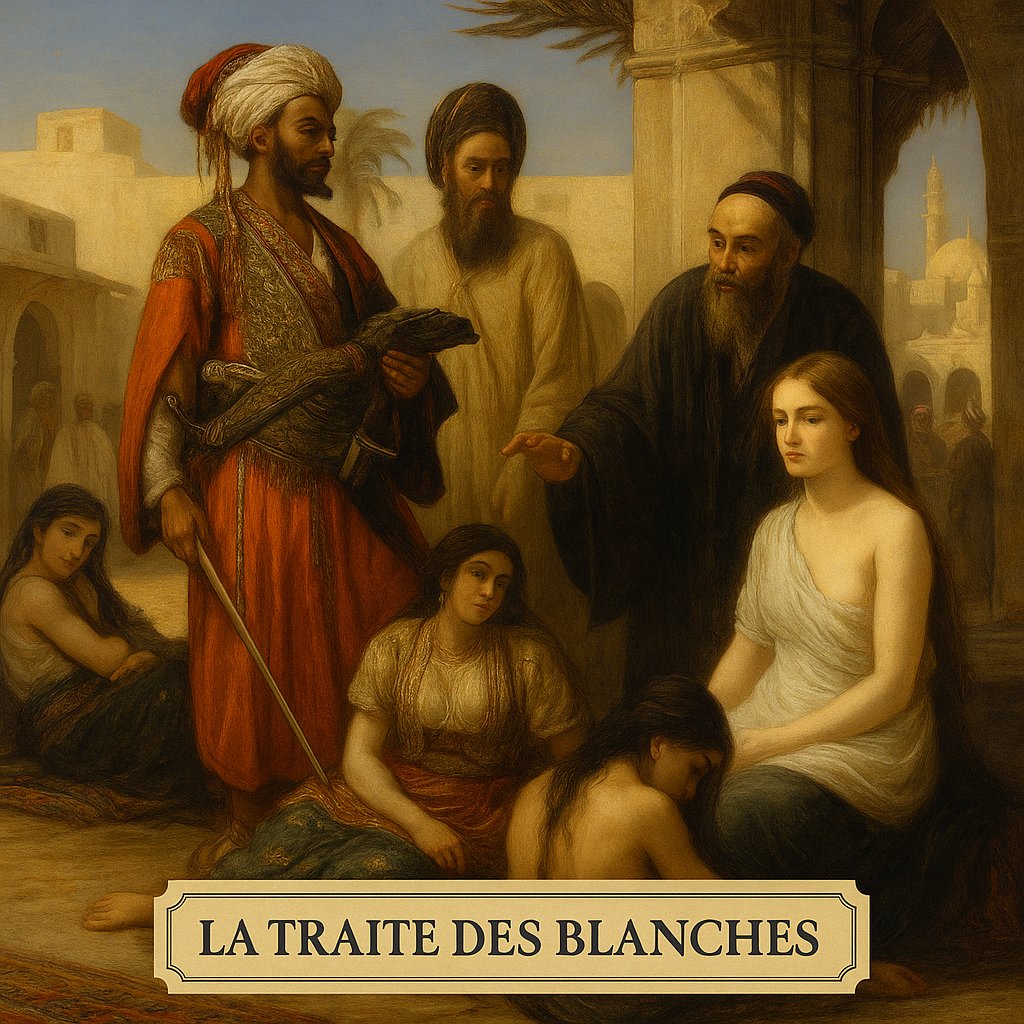 🔥 QUAND LES EUROPÉENNES ÉTAIENT LES ESCLAVES 😱
L’histoire qu’on ne vous raconte jamais…
Des femmes ✝️ enlevées en Europe, vendues dans les marchés d’Alger ou de Tunis ☪️.
Un chapitre effacé des manuels d’histoire.
👇🧵 Découvrez “La TRAITE des BLANCHES”, le tabou absolu.
