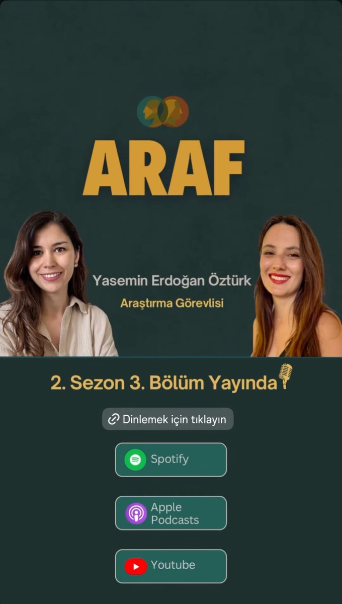 ysmnerdgn's tweet photo. Araf Podcast kanalında geriye göç, dil ideolojileri ve kadınlık deneyimleri üzerine konuştuk 💜💜

https://t.co/x2KQkbimWo https://t.co/bIITEGwJJL