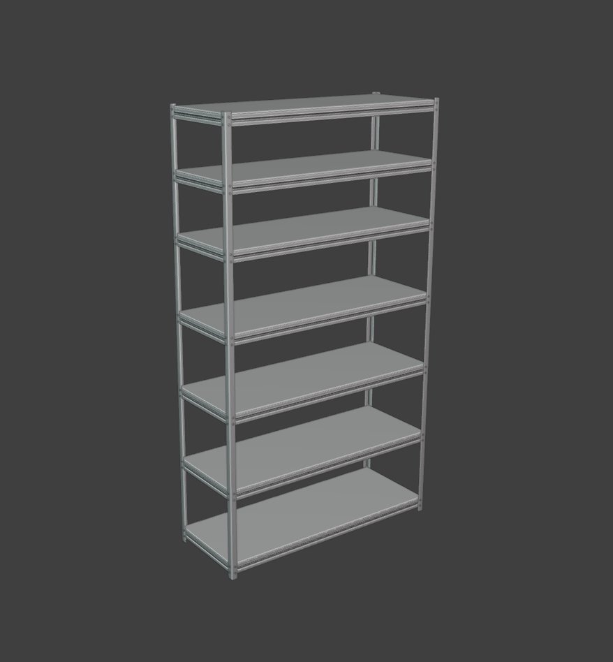 BitByteBytes's tweet image. daily whitebox #88
utility shelving
#dailywhitebox
#lowpoly #indiedev #gamedev #b3d
#3dmodeling #blender #gameart #3dart