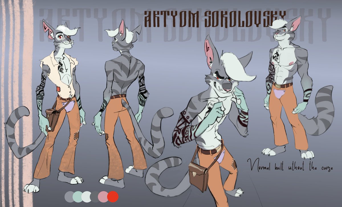 Character Design Commission for <a href="/BroadwayTheCat/">Broadway! 🔜 MFF</a> 
#furry #furryart