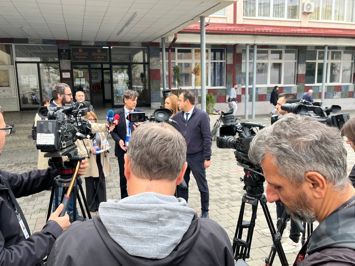 osce_odihr's tweet photo. Today 🇲🇰#NorthMacedonia holds local #elections, and ODIHR has more than 250 observers across the country.

Join the press conference of the international observers at 15:00 local time tomorrow to hear a discussion of our initial findings: https://t.co/1gFTtr9E8W https://t.co/2eStEIj4WJ