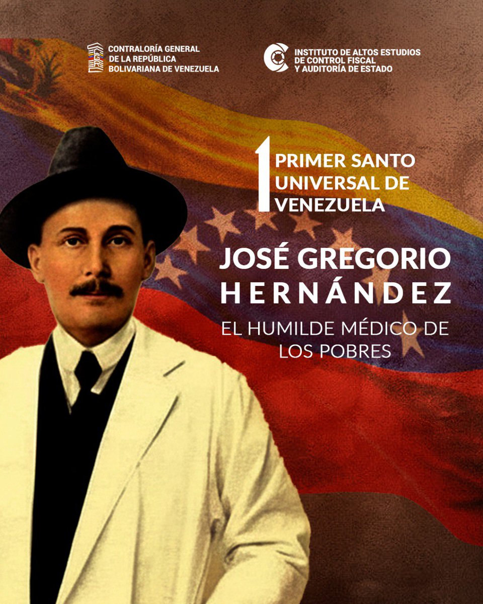 ❤️‍🩹José Gregorio Hernández, el "Médico de los Pobres", es Santo.

Su canonización cierra una espera de más de 7 décadas. Su legado de amor y ciencia vive hoy más que nunca.

#JoséGregorioHernández #MédicoDeLosPobres #Santo