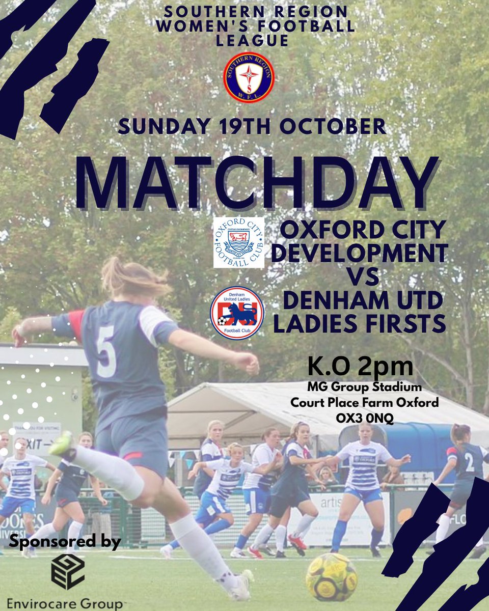 Firsts | Matchday 

Our Firsts are on the road today as they travel to Oxford City Ladies Development today in the league looking to continue their good run of form. 

All support welcome 

Good luck Ladies