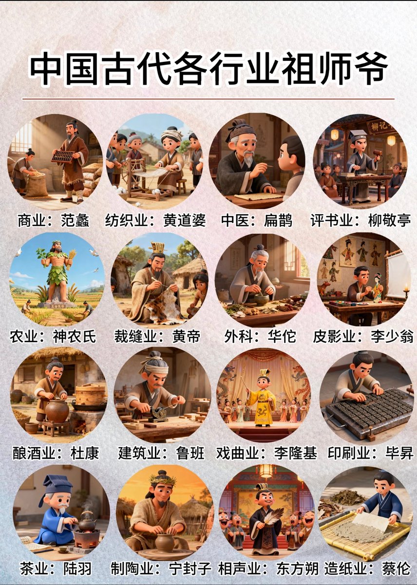 bie_ji11229's tweet image. 黄帝是裁缝业祖师，是真没想到