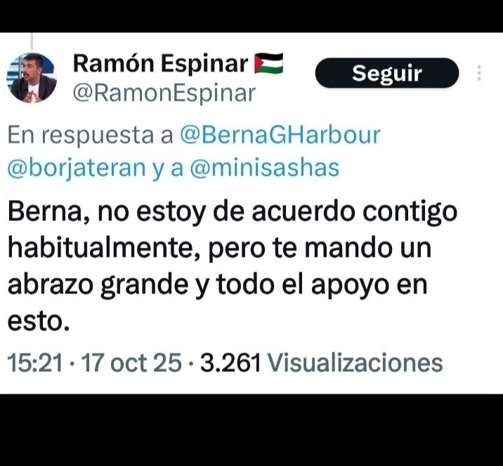 Que el periodismo "burdo" de La Sexta y los 'secuaces' de Ferreras, intente dar lecciones al gran <a href="/JavierArocaA/">Javier Aroca Alonso</a>, además de ofensivo es lacerante.

La uña del dedo meñique de Javier Aroca, tiene más DIGNIDAD que los  Ramón Espinar, Antonio Maestre y Pedro Vallín.