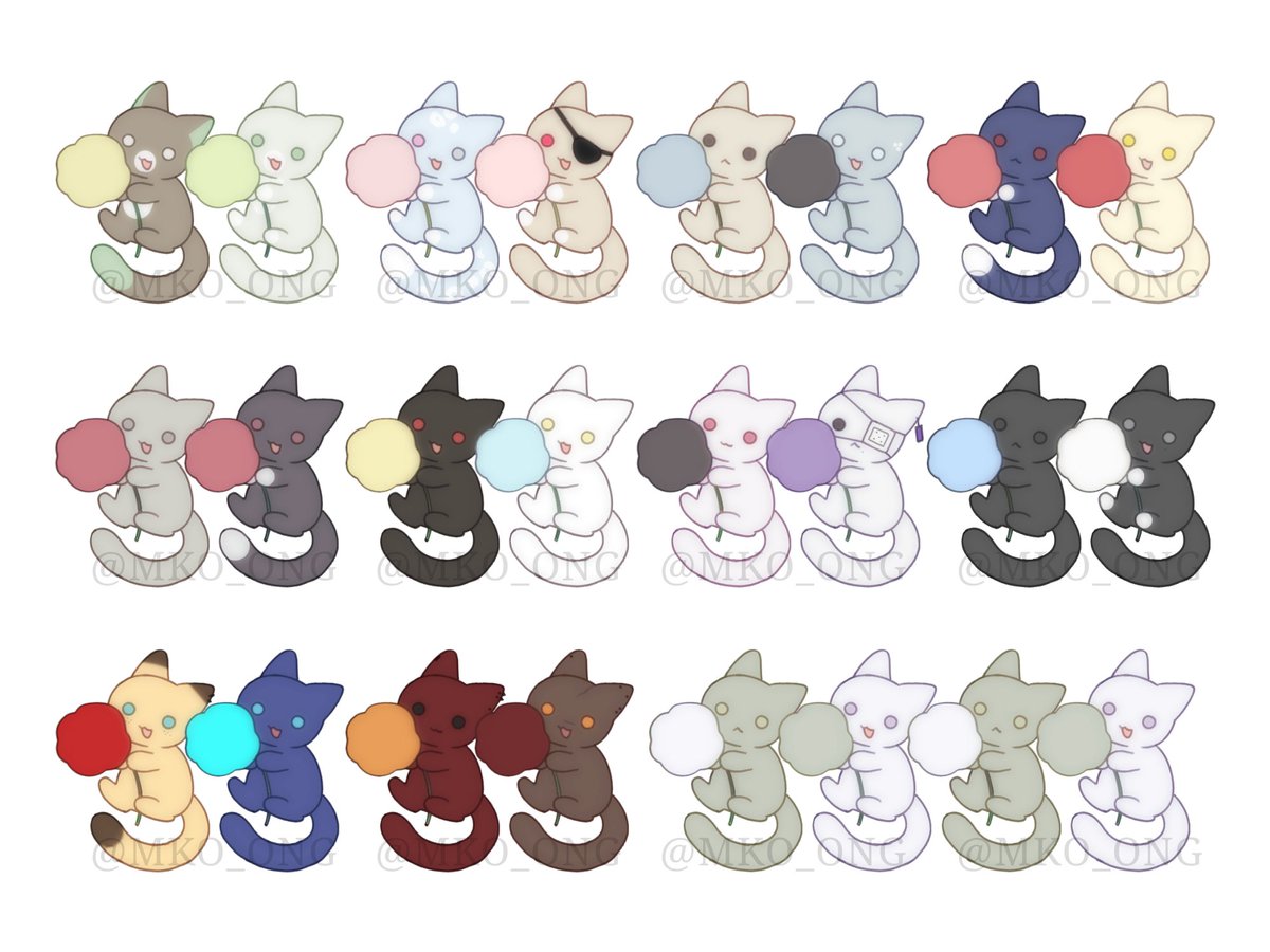 #커미션
RT 추첨 1페어 그려드려요 

돼지고양이잡았다!!!

🤍동물화 고정틀 커미션
💚1페어(2마리) 3000원
요청 시 N마리 나란히 가능..

인포/신청>pooooo1.tistory.com/10