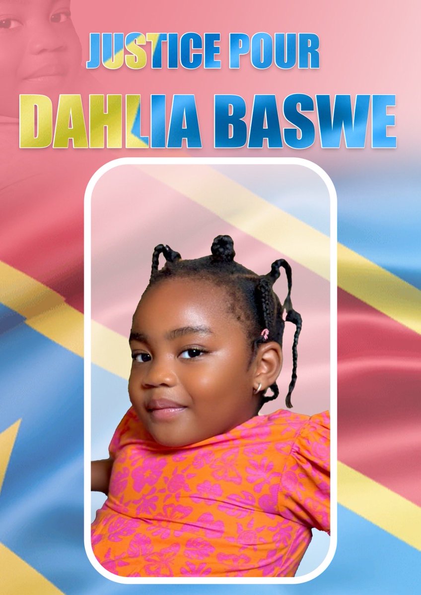 <a href="/DeniseNyakeru/">Denise NYAKERU TSHISEKEDI</a> Maman je vous écris en tant que Mère; vous savez ce que c’est que porter un enfant ; l’aimer et l’élever, Dahlia n’avait que 4ans, pensez à la douleur de la Maman de Dahlia qu’elle subit tout ce jour : nous vous demandons 5 minutes pour être entendu SVP