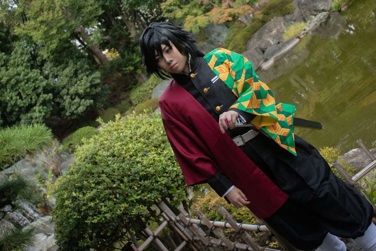 ⚠Cosplay
鬼滅の刃
水柱 冨岡義勇🌊

📸▶不死川🍃
#鬼滅甘味祭り1012
#まりもふぉと