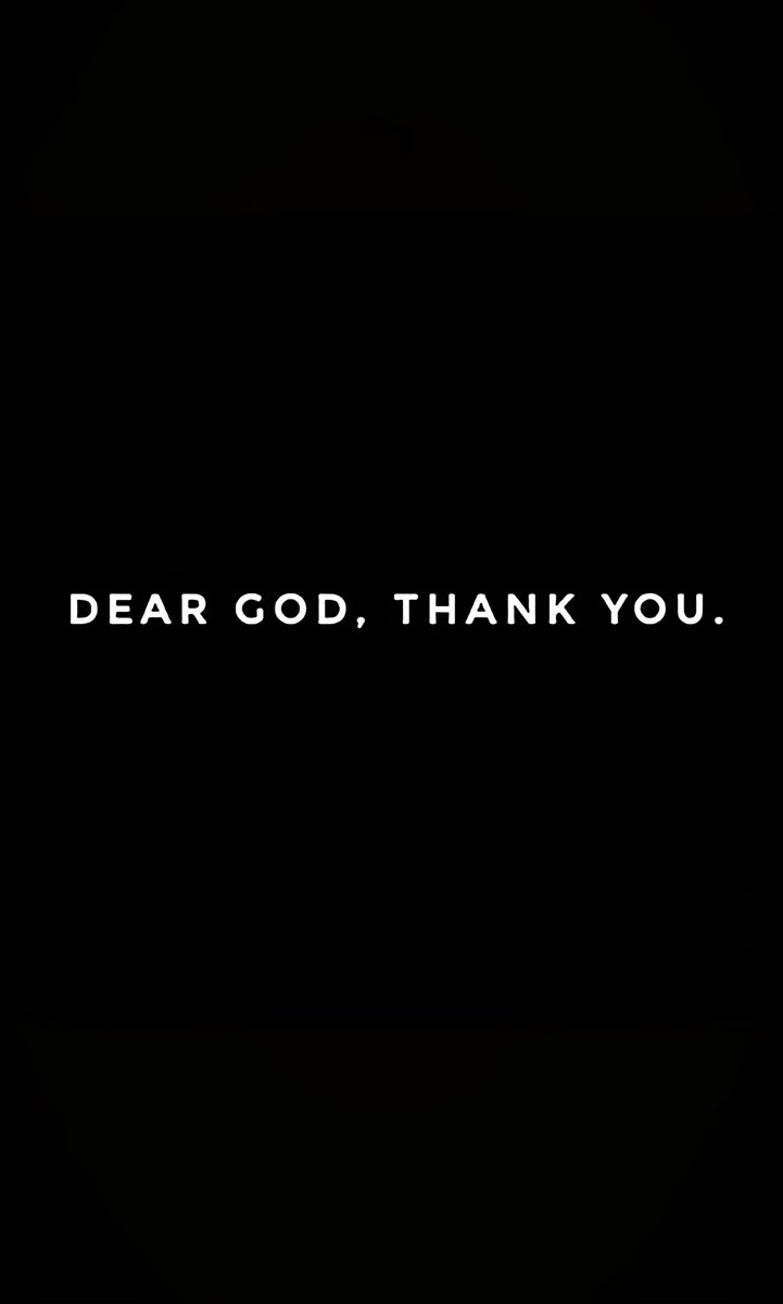 Dear God, Thank you.