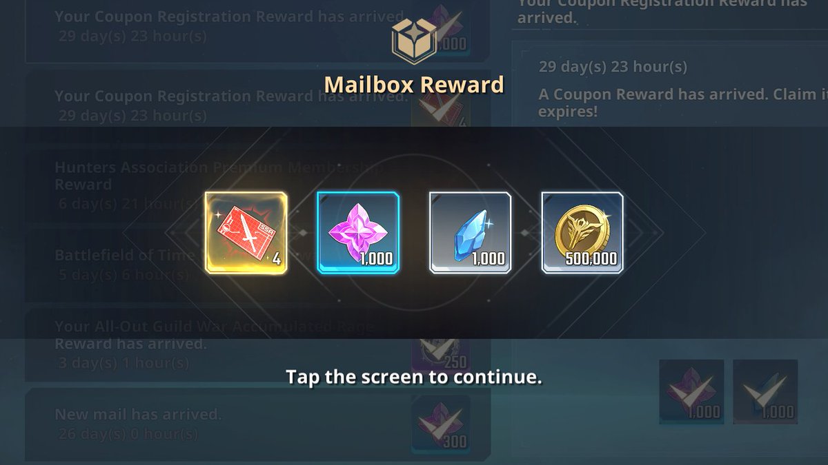 SLANewsEN's tweet photo. 🚨NEW REDEMPTION CODES🚨

📌Code 1: " OREARAFRIEREN "
📌Code 2 : " FRIERENLEVELUP "

💰Rewards = Seen Below ⬇️

You have to go into your account settings, tap "Redeem Code" and then you can enter the code. You can also redeem it here: https://t.co/axmuhhm0yK

#SoloLeveling #SoloLevelingArise #SoloLevelinggame #俺アラ