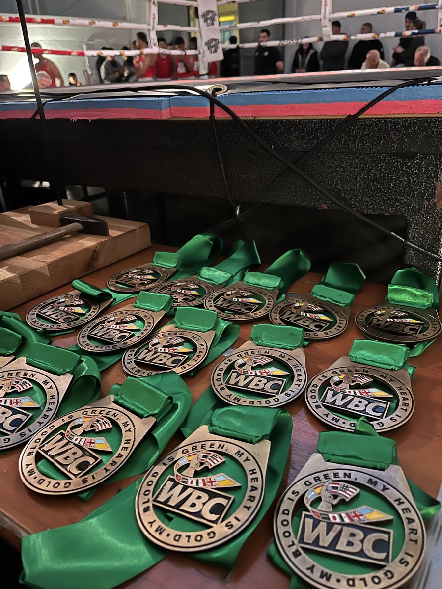 RickyPowWBC's tweet photo. Great evening in Munich 🇩🇪for the amateur tournament with the @WBCBoxing medals on the line presented by myself for every winner 🏅🥊 great level of competition and we will keep following their journey @marcosarienti @wbcmoro @wbcboxeo #WBC #wbcamateur https://t.co/F1MfgAUBPJ