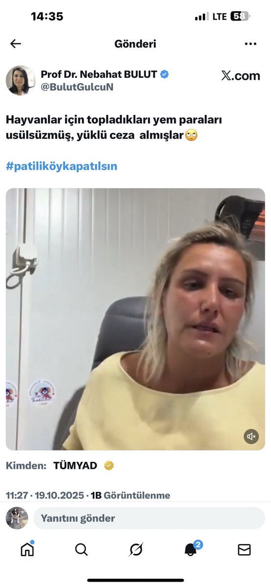 Dostlar Patiliköy kapatılsın diye hayvan düşmanları bir olmuş, hele bir bakın.
Tamamı sayfamda olan videoyu kesik kesik paylaşarak algı yaratmaya çalışarak Patiliköy yaşam alanı üzerine kumpas kuruyorlar. 
Sosyal medya üzerinden link yayınlayarak mama kampanyası açtığımız sebebi