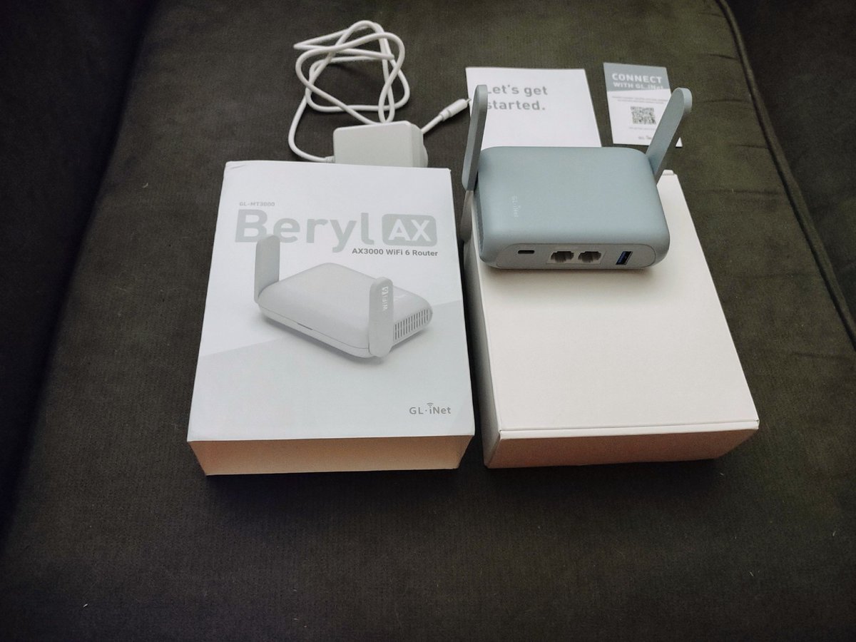 torchitdown's tweet image. Just got another Beryl AX GL-MT3000. This is a WiFi travel router, but as a test,  I&apos;ve been using it for almost a month as the main house router on a cable internet connection, with 5 people using it and around 26 devices connected. No problems. Thanks @GLiNetWiFi !
