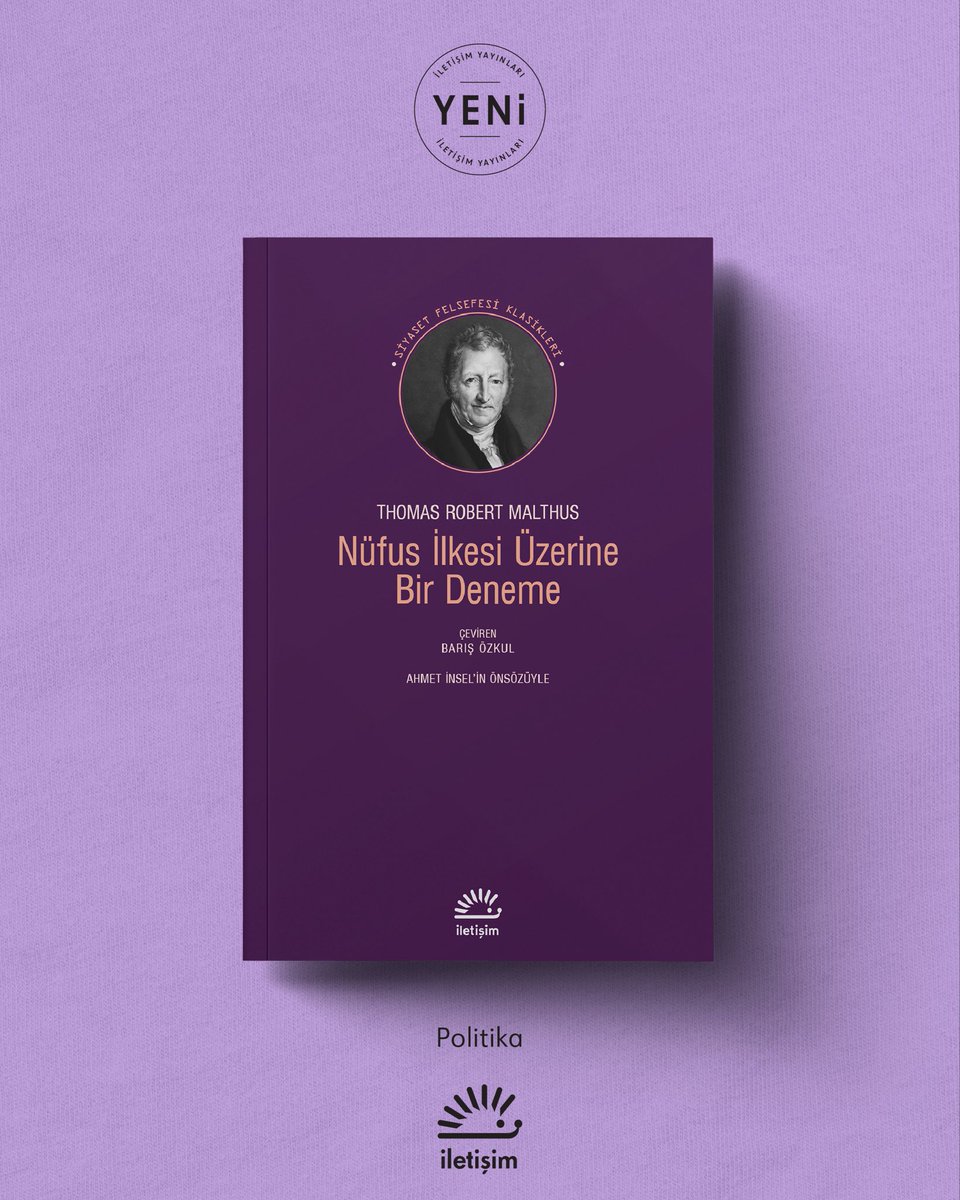 YENİ / Thomas Robert Malthus'un bugün de dünya nüfusu, gıda güvenliği ve ekolojik sınırlar üzerine yapılan tartışmalarda geçerliliğini koruyan bu klasik eseri, siyasal düşünce tarihinin önemli metinlerinden biri olmaya devam ediyor.

bit.ly/4hgbXOd   <a href="/Barzkul6/">Barış Özkul</a>