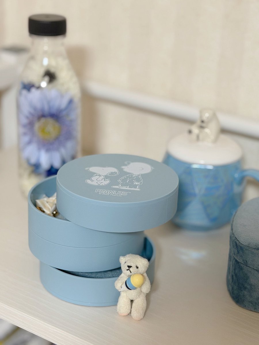 スヌーピーのアクセサリー入れ買った～～かわいい