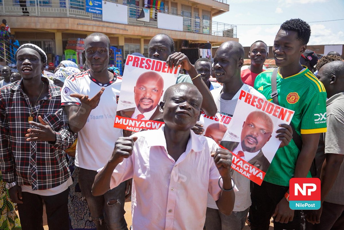 nbstv's tweet photo. PHOTOS: CMP presidential candidate @MubarakMunyagwa has taken his campaign to Koboko district in Northern Uganda, as he seeks support ahead of the 2026 general election.

📸: @MawejjeGeoffrey 

#UgVotes2026 #NBSUpdates https://t.co/HfImNH0EzW