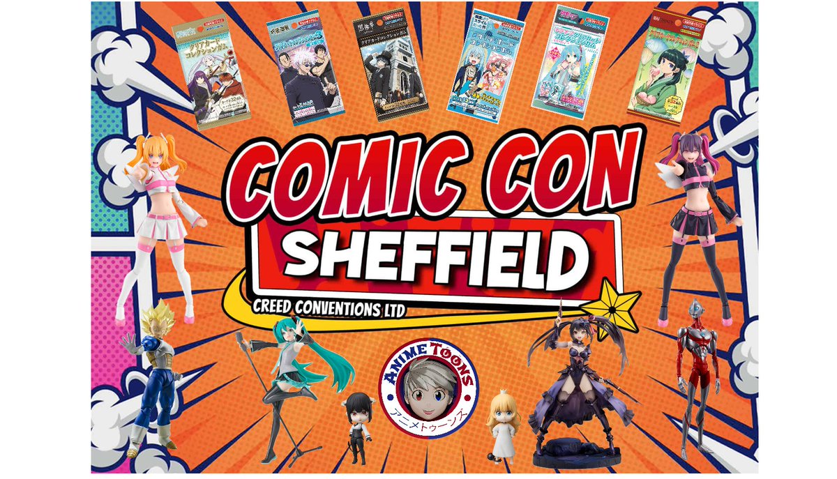Anime_Toons's tweet image. Anime Toons will be attending Sheffield Comic-Con on 25th October at Ponds Forge International Sports Centre Sheaf Street, Sheffield City Centre. This is the only Comic con we will be doing in Sheffield. Hope to see you there.
