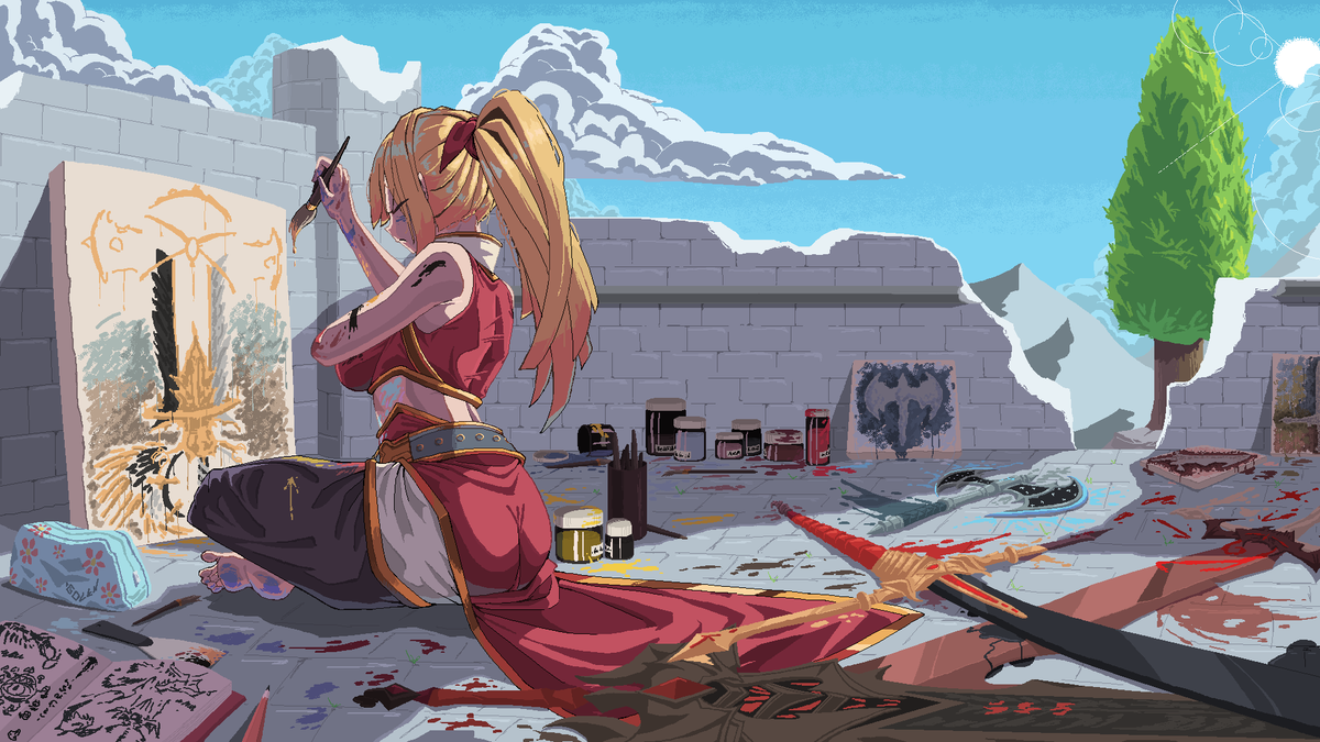 Someone's gotta clean this mess afterwards...

Commission for <a href="/celen3153/">DrDemir</a>
