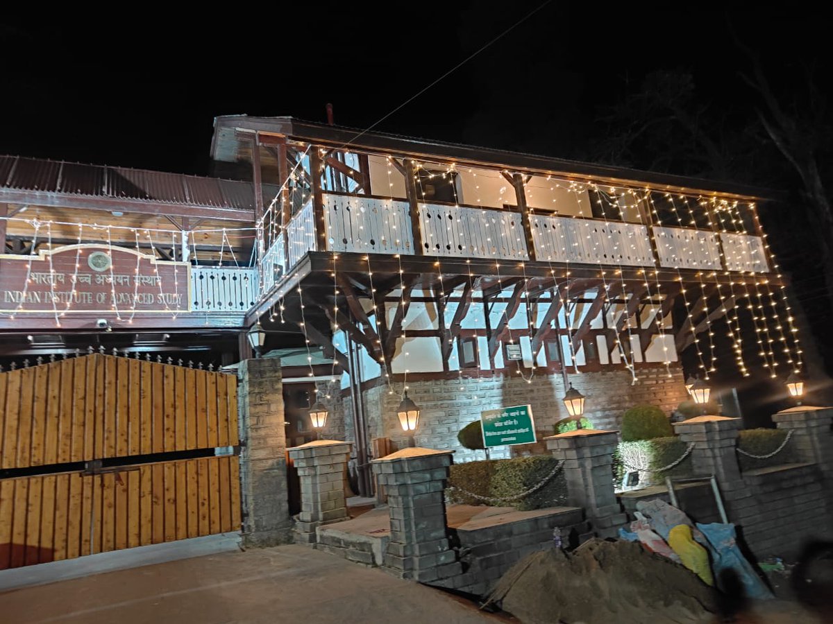 Indian Institute of Advanced Study (IIAS), Shimla tweet media