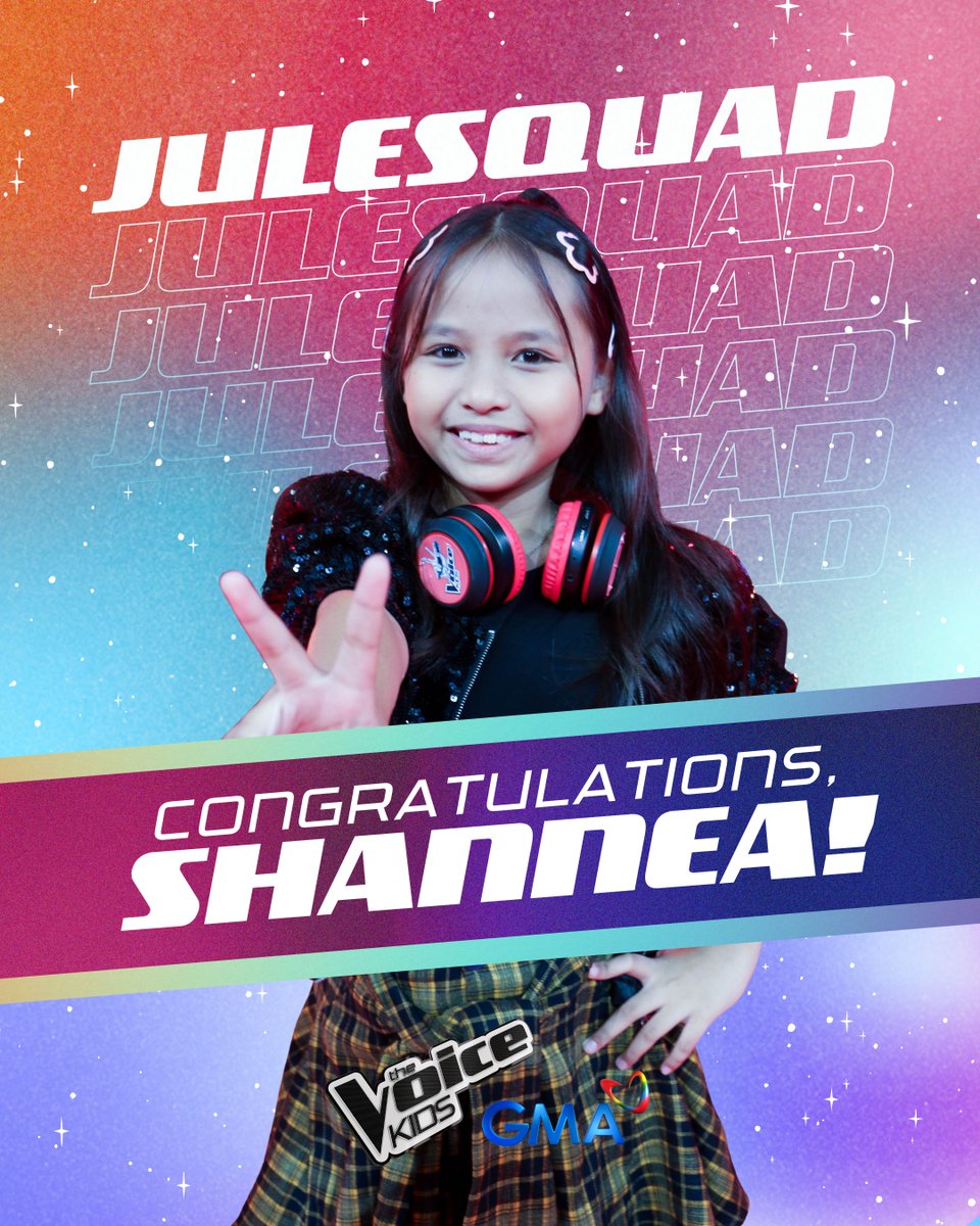 A four-chair turn and a big win. Congrats, Shannea! #JuleSquad 

#TVKCoachReplay
#TheVoiceKidsGMA | Sundays at 7:00 PM on GMA