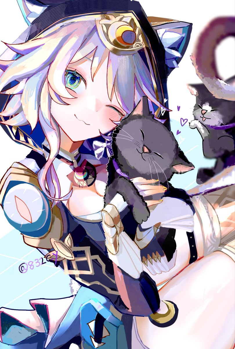 832cy's tweet image. にゃーん🐱
#Cipher #HonkaiStarRail #サフェル