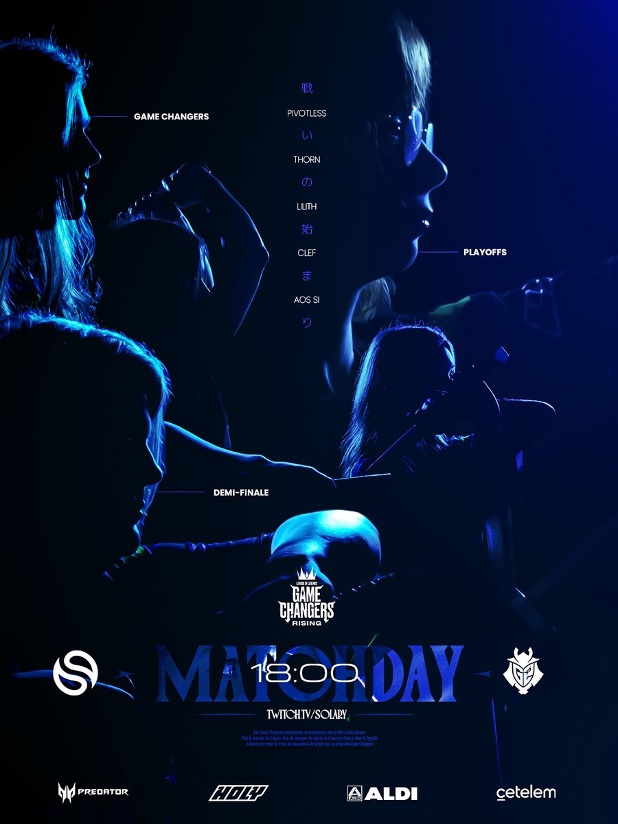 🔵 LGC Rising - Lower Bracket Final

Le match le plus important de la saison — battre notre némésis pour aller on stage à la Paris Games Week ☝️

🟨 twitch.tv/Solary
🟦 18H00 - #SLYWIN