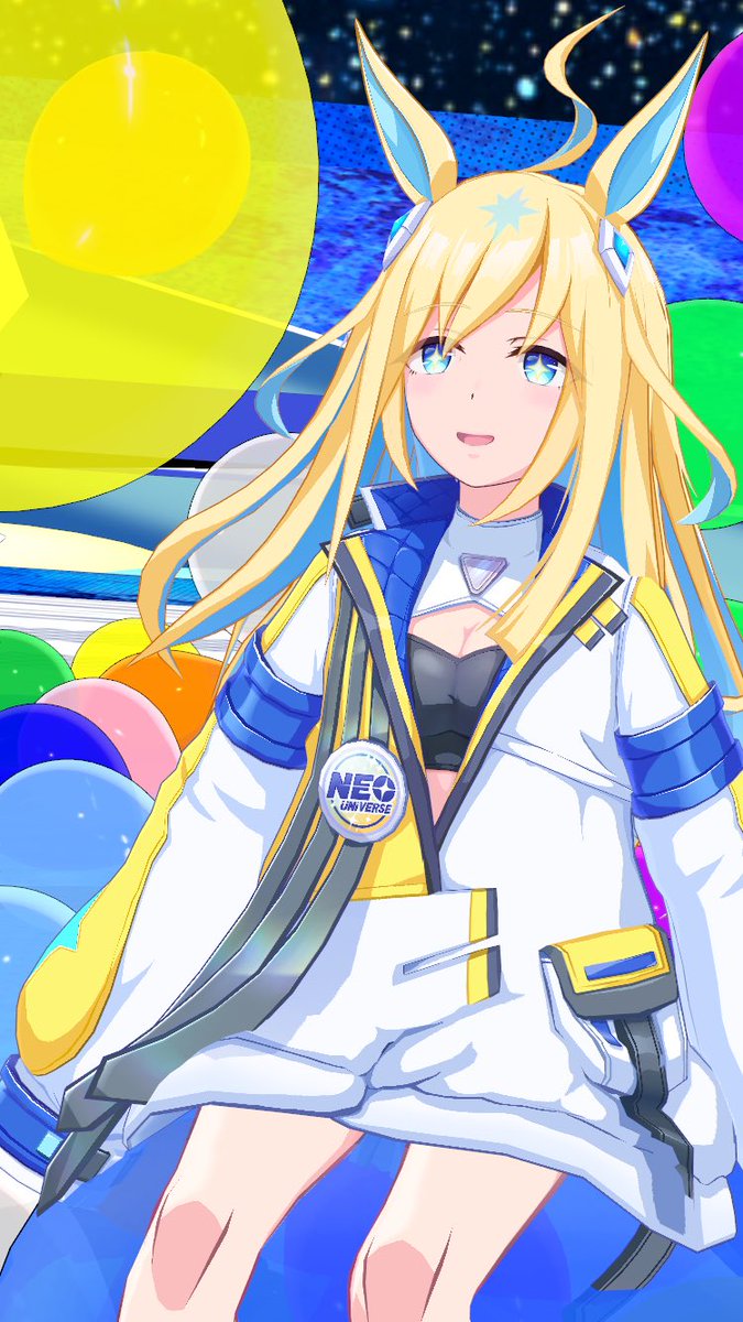 シャドさんが作成したネオユニヴァースをお借りして作ってみました。
神秘的で美しいですね！